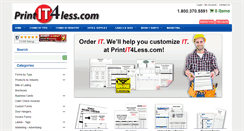 Desktop Screenshot of printit4less.com